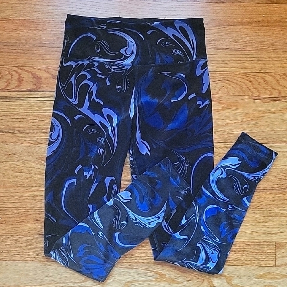 Athleta Elation Leggings Women’s Velvet Marble Fitness Yoga
